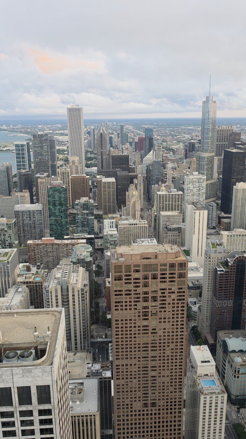 Downtown Chicago viewed from Skydeck during a midday CityPASS visit